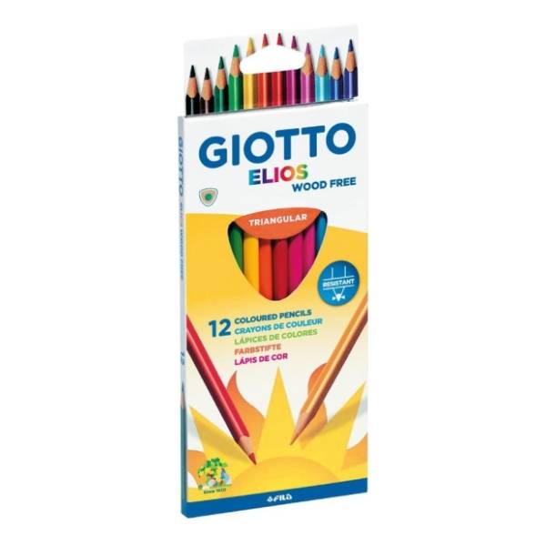 Drvene boje GIOTTO elios trouglaste 12kom