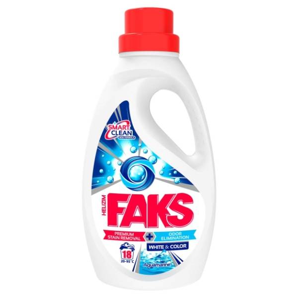 FAKS White & color tečni deterdžent 900ml