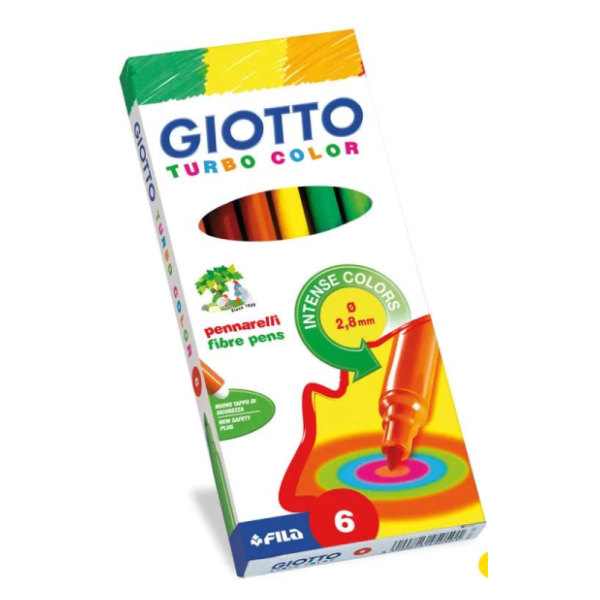 Flomasteri GIOTTO turbo color 6kom