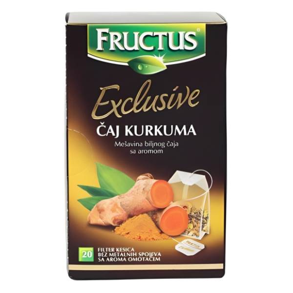 FRUCTUS čaj exclusive kurkuma 44g