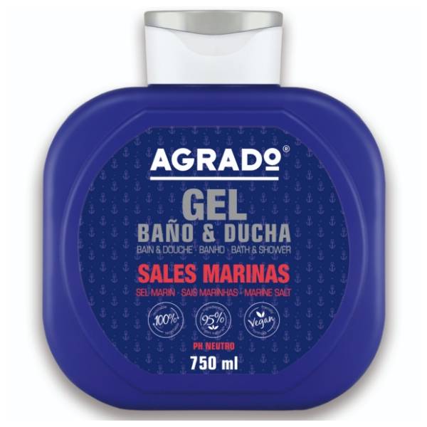 Gel za tuširanje AGRADO Marine salt 750ml
