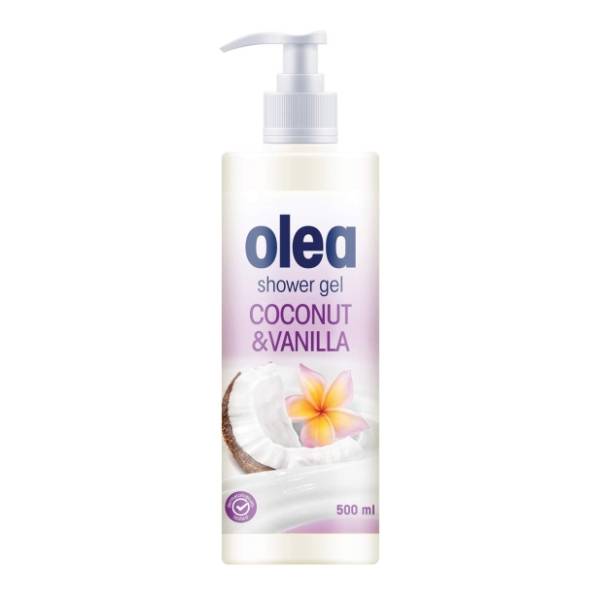 Gel za tuširanje OLEA Coconut i vanilla sa pumpicom 500ml