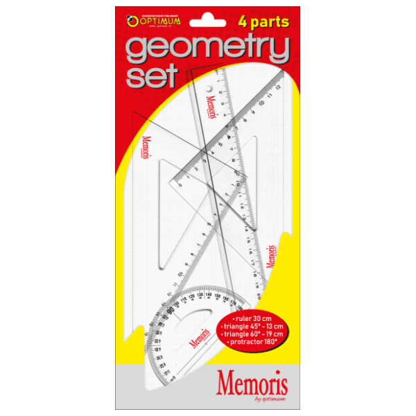 Geometrijski set OPTIMUM 4kom