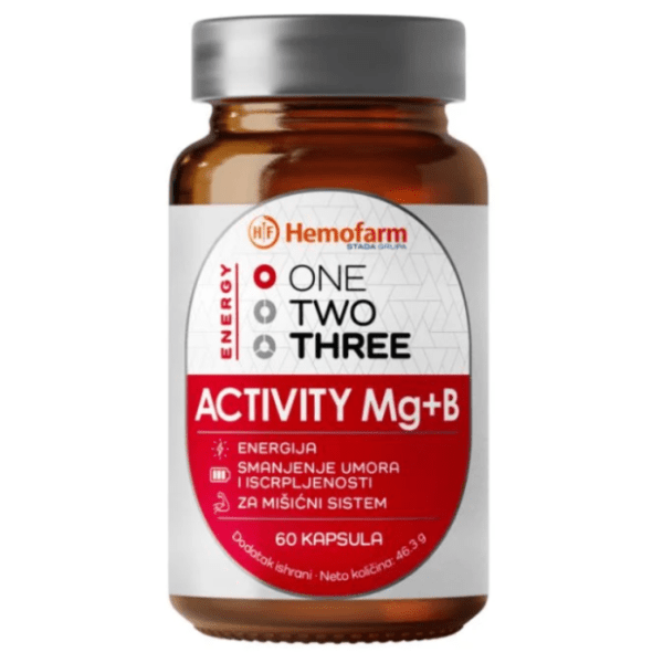 HEMOFARM Activity one two three MG+B 60kom
