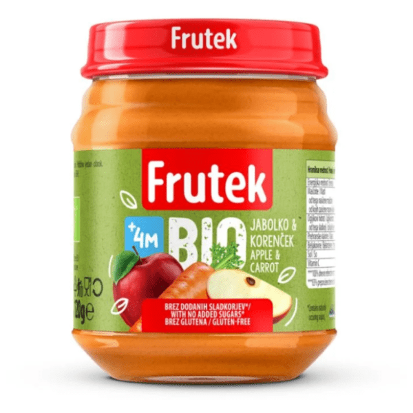 FRUTEK kašica BIO jabuka šargarepa 120g