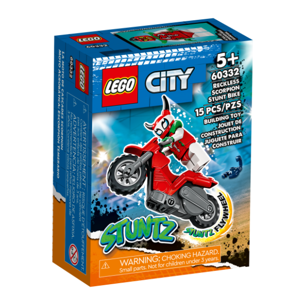 LEGO City akrobatski motor neustrašiva škorpija 60332