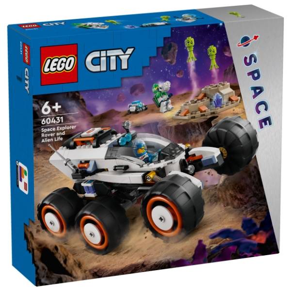 LEGO City istraživački svemirski rover i vanzemaljski oblik života 60431