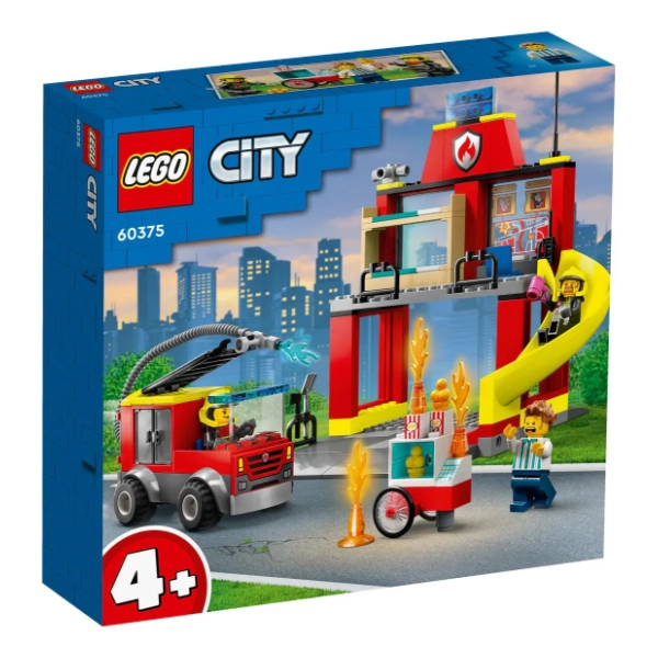 LEGO City vatrogasna stanica i vatrogasno vozilo 60375