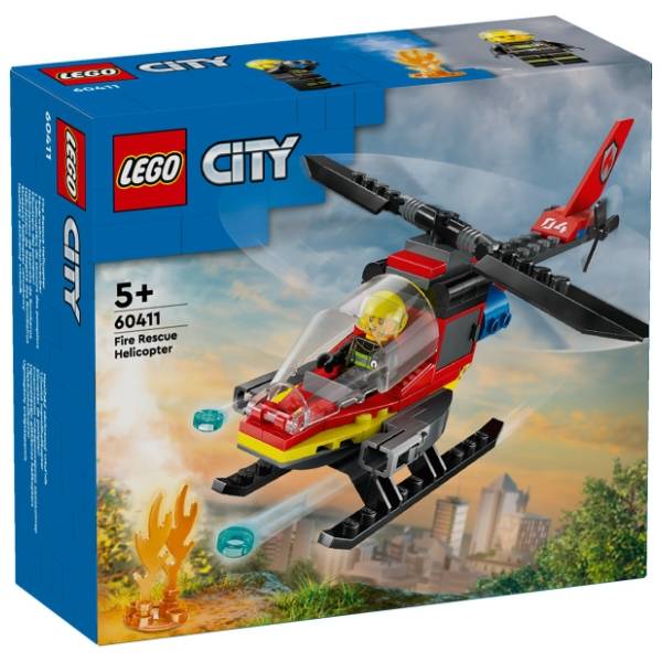 LEGO City vatrogasni helikopter za spasavanje 60411