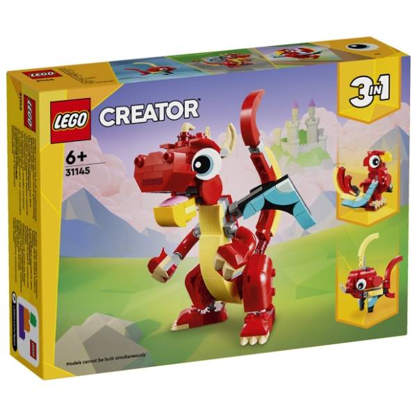 LEGO Creator 3in1 Crveni zmaj 31145