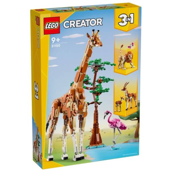 LEGO Creator 3in1 divlje safari životinje 31150