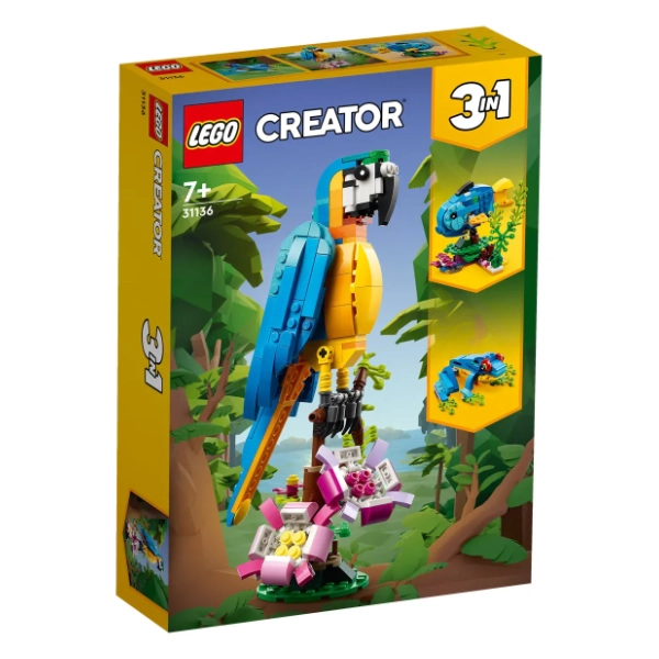 LEGO Creator 3in1 egzotični papagaj 31136