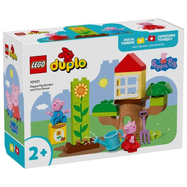 LEGO DUPLO Pepa Prase i bašta sa kućicom na drvetu 10431