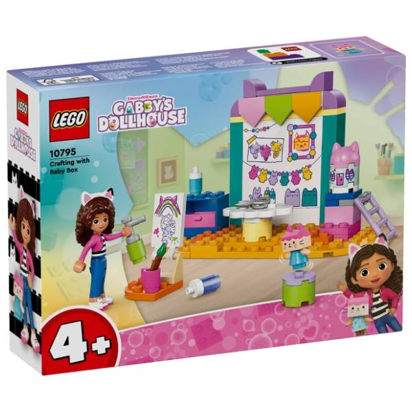 LEGO Gabby's Dollhouse karton Beba i izrada rukotvorina 10795