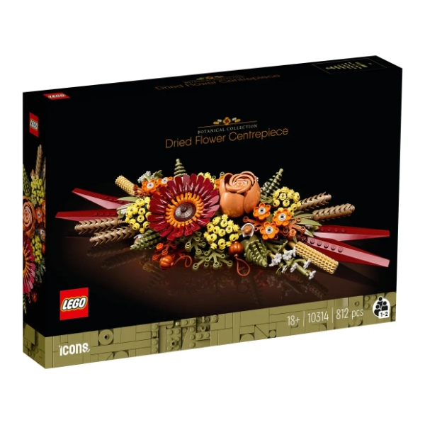LEGO Icons ukras od osušenog cveća 10314