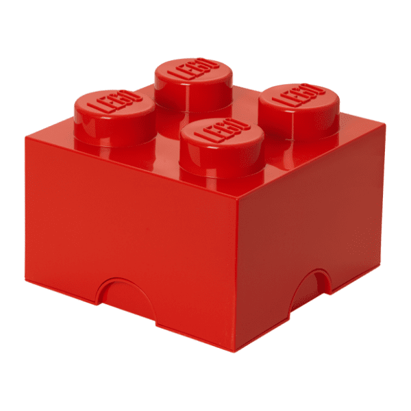 LEGO kutija za odlaganje (4) crvena