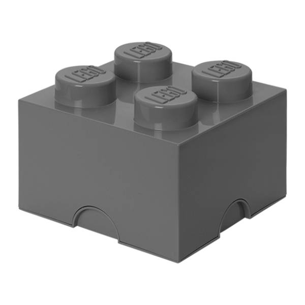LEGO kutija za odlaganje (4) tamnosiva