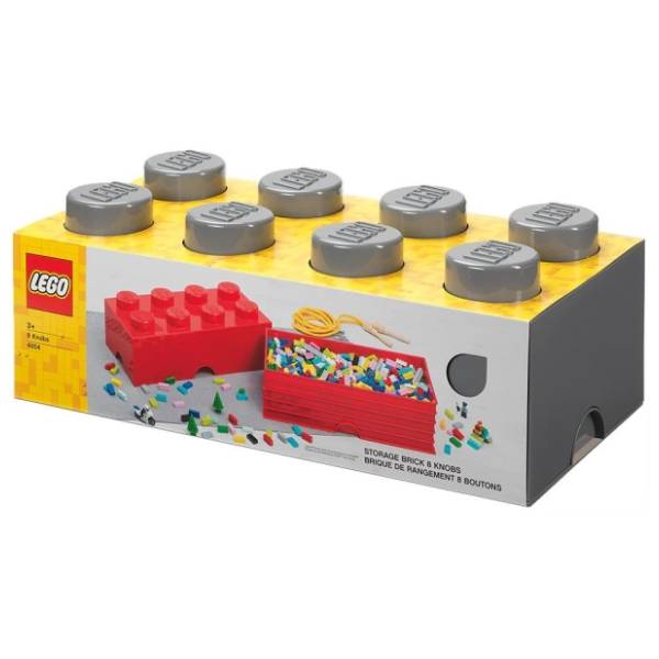 LEGO kutija za odlaganje (8) kameno siva