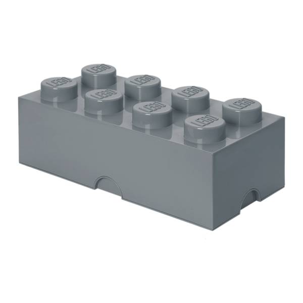 LEGO kutija za odlaganje (8) tamnosiva