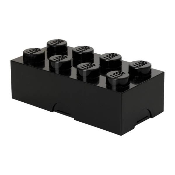 LEGO kutija za odlaganje ili užinu mala (8) crna