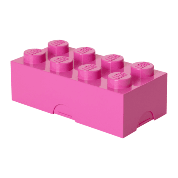 LEGO kutija za odlaganje ili užinu mala (8) pink