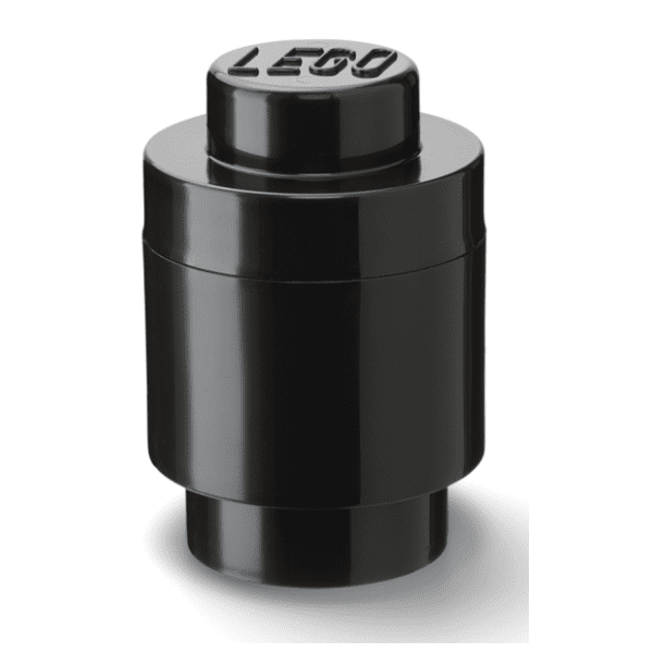 LEGO kutija za odlaganje okrugla (1) crna