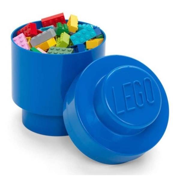 LEGO kutija za odlaganje okrugla (1) plava