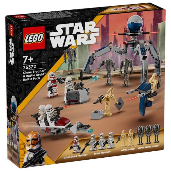 LEGO Star Wars Klon truper i borbeni droid borbeni paket 75372