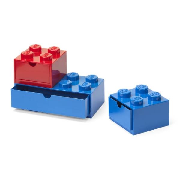 LEGO stone fioke set 3kom crvena i plava