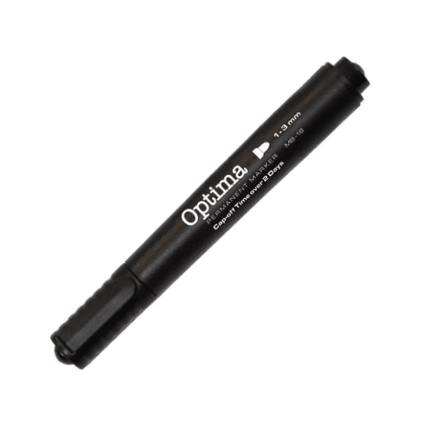 Marker OPTIMA crni obli vrh 1kom