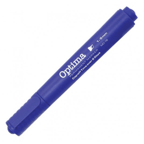 Marker OPTIMA plavi obli vrh 1kom