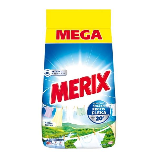MERIX gorska svežina deterdžent za veš 80 pranja (6kg)