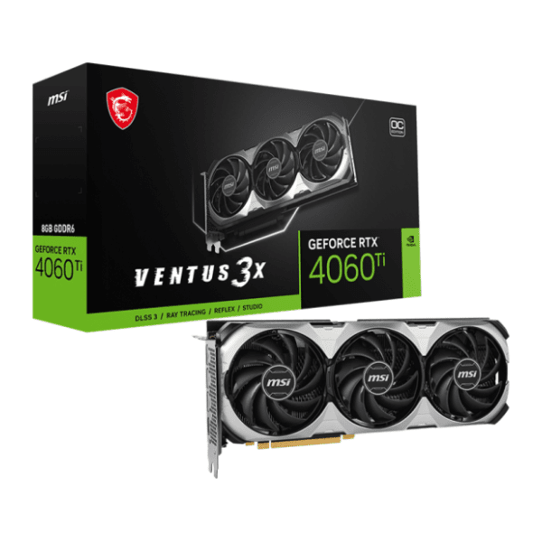 MSI nVidia GeForce RTX 4060 Ti VENTUS 3X E OC 8GB GDDR6 128-bit grafička kartica