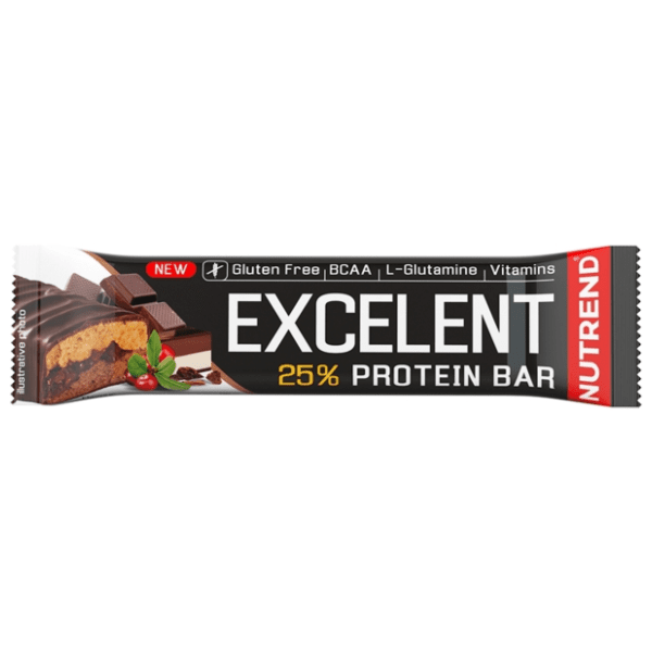 NUTREND excelent proteinski bar čokolada brusnica 85g
