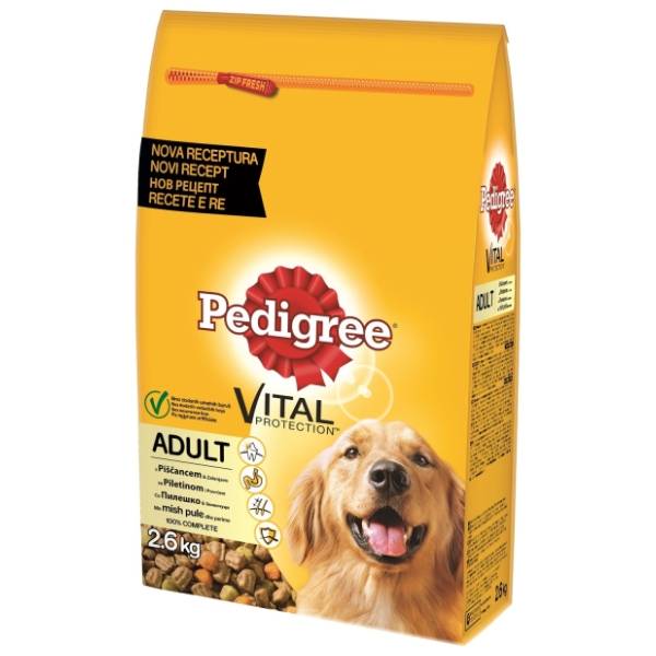 PEDIGREE Adult hrana za pse živina i povrće 2,6kg