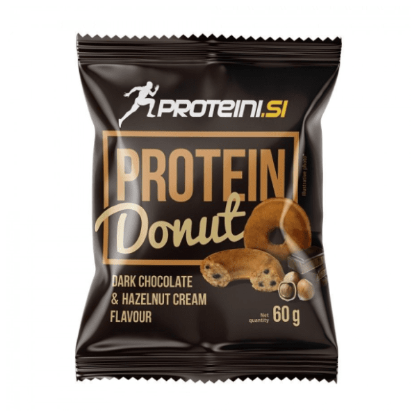PROTEINI.SI proteinska krofna crna čokolada lešnik 60g