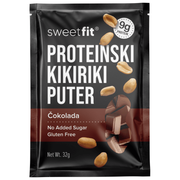 Proteinski kikiriki puter SWEETFIT sa čokoladom 32g