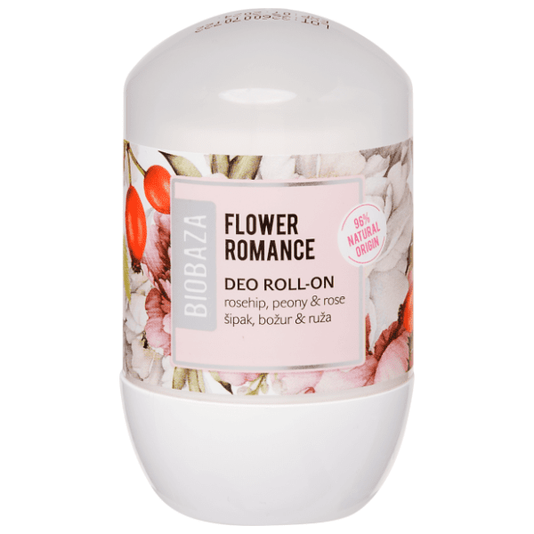 Roll-on BIOBAZA Flower romance šipak božur i ruža 50ml