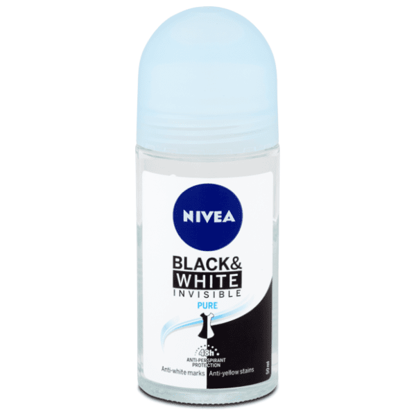 Roll-on NIVEA Black & white invisible pure 50ml