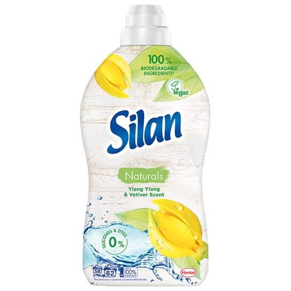 SILAN Yiang ylang & vetiver omekšivač 62 pranja (1,364l)