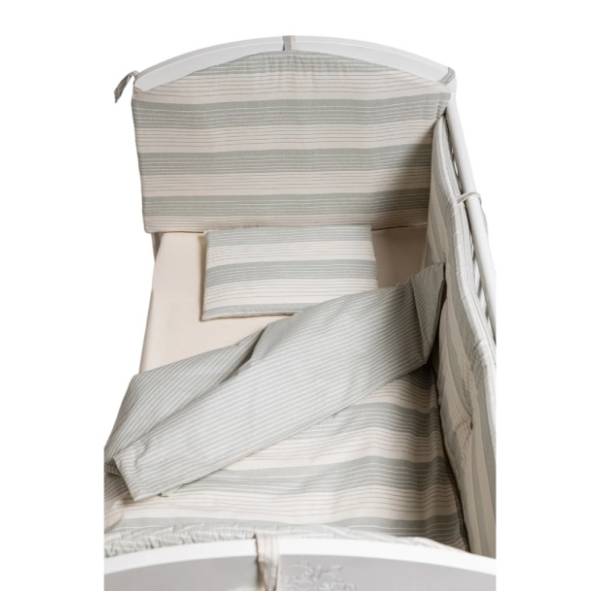 STEFAN posteljina sa ogradicom za bebe Vintage 4 60 x 120 cm
