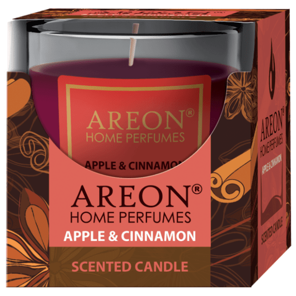 Sveća AREON apple and cinnamon 120g