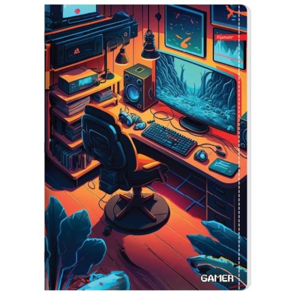 Sveska A4 karo 52lista ILIJANUM gamer 1kom
