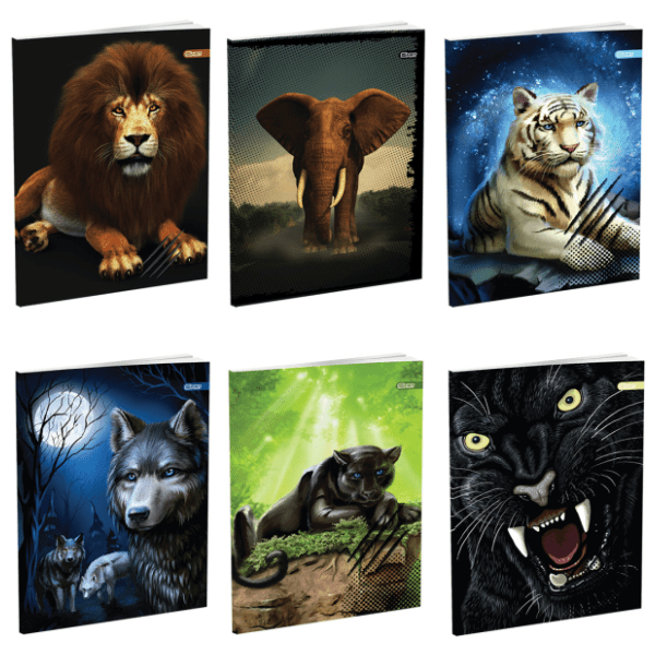 Sveska A4 karo SPIRIT animal 52lista 1kom