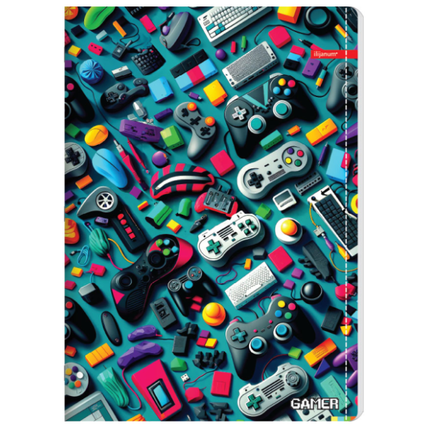 Sveska A5 dikto ILIJANUM gamer 52lista 1kom