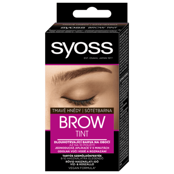 SYOSS brow tint dark brown boja za obrve 1kom