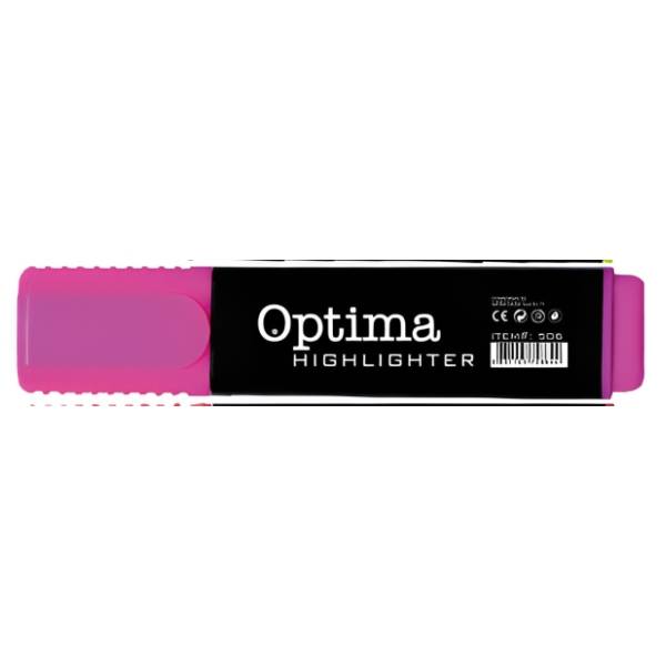 Tekst marker OPTIMA pink 1kom
