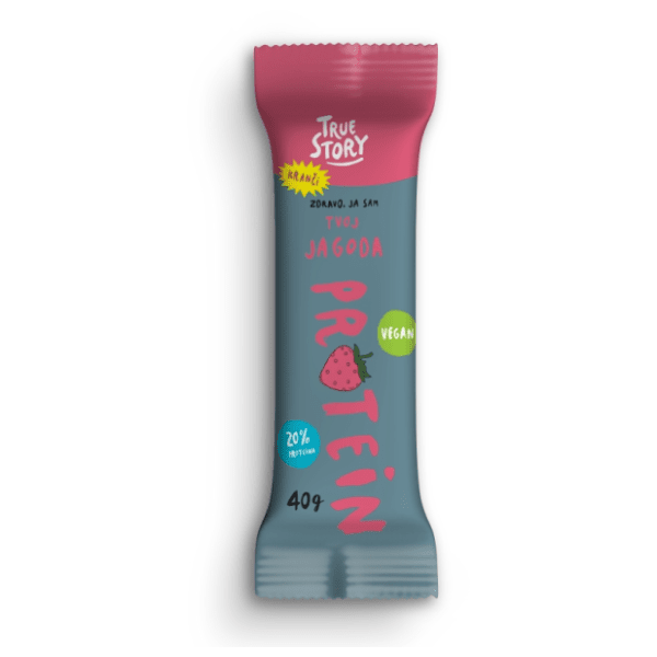 TRUE STORY protein bar jagoda 40g