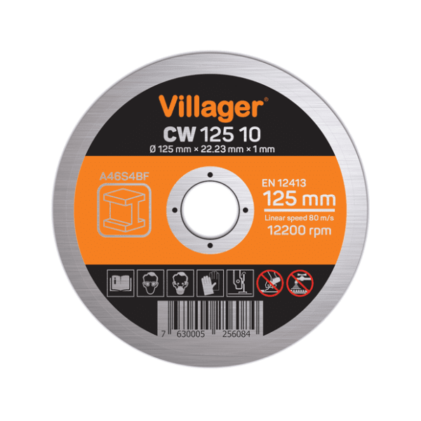 VILLAGER CW 125 10 rezna ploča za metal
