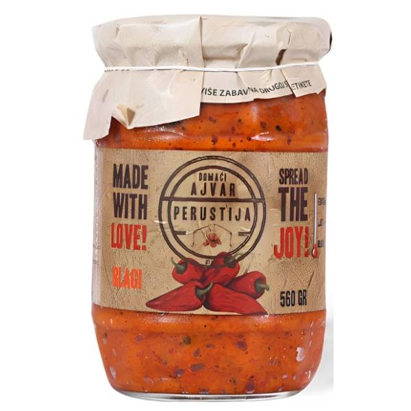 Ajvar MOĆ PRIRODE Perustija domaći blagi 560g
